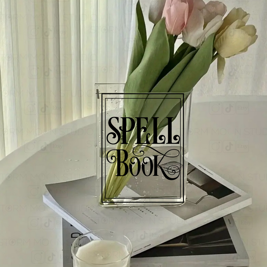 Custom Acrylic Book Vase