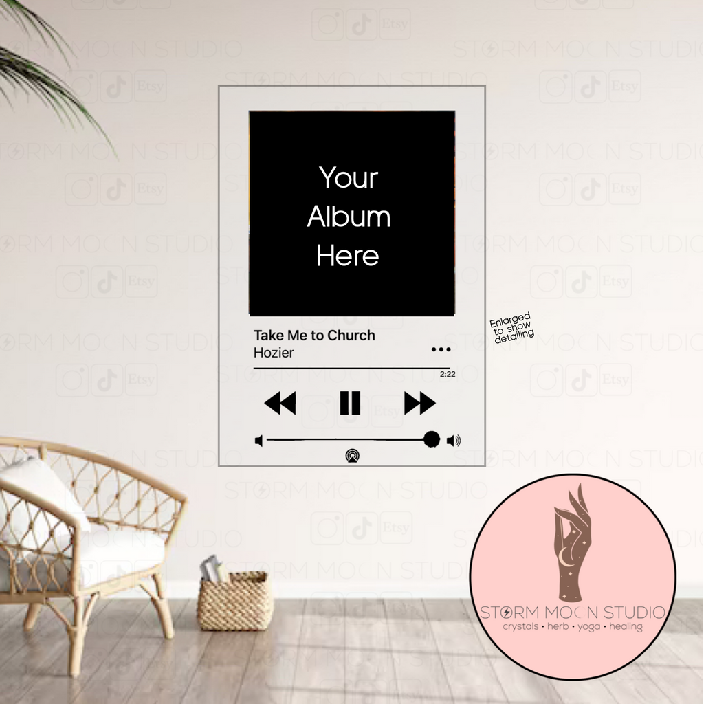 Personalized Acrylic Album/Song Plaque