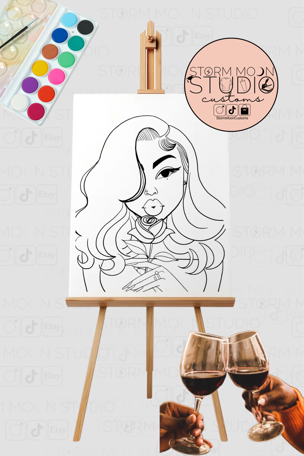 Paint & Sip Canvas