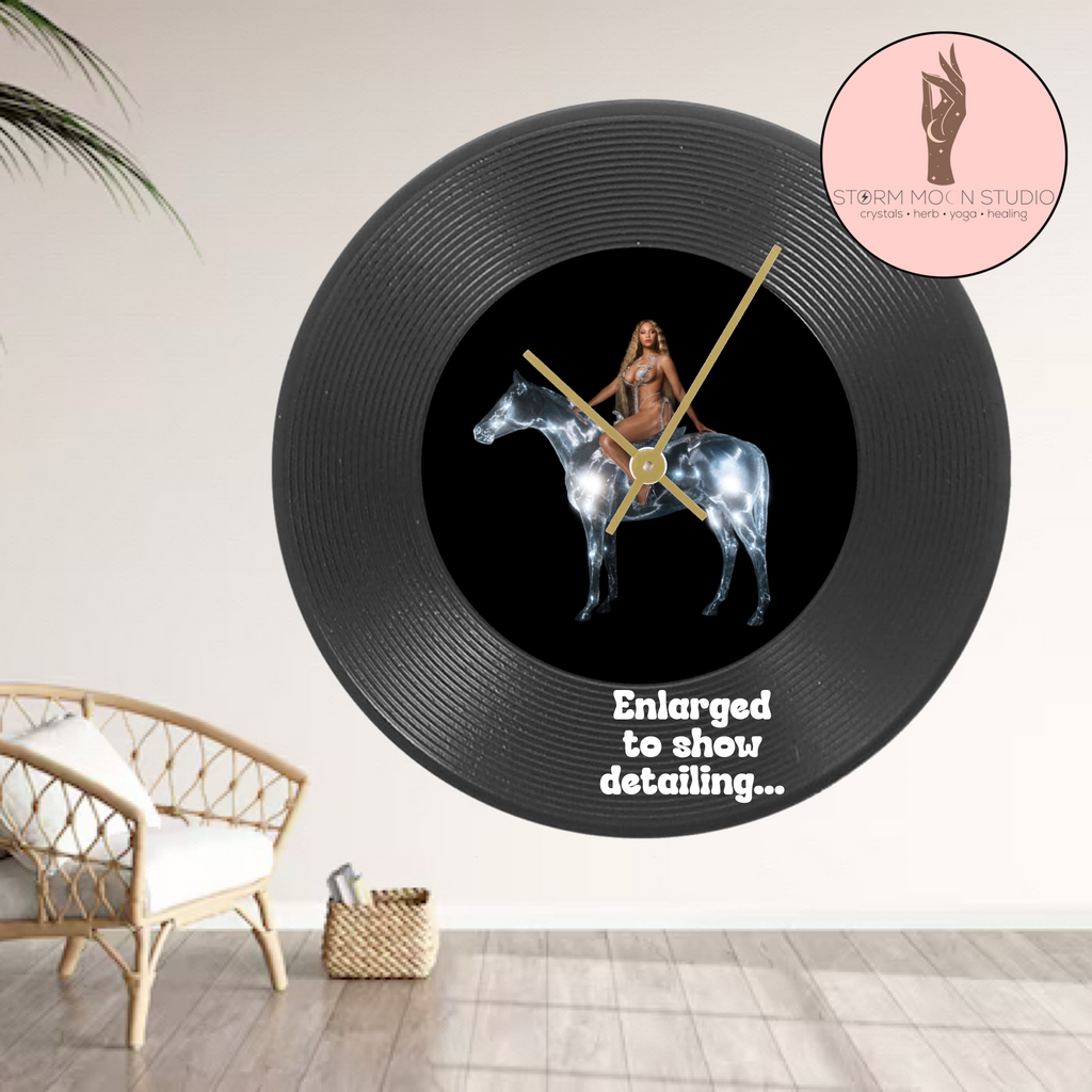 Personalized Vinyl Record Clock
