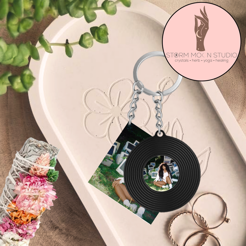Playable Vinyl Record Keychain