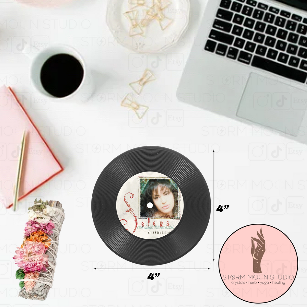 Personalized Vinyl Record Coasters