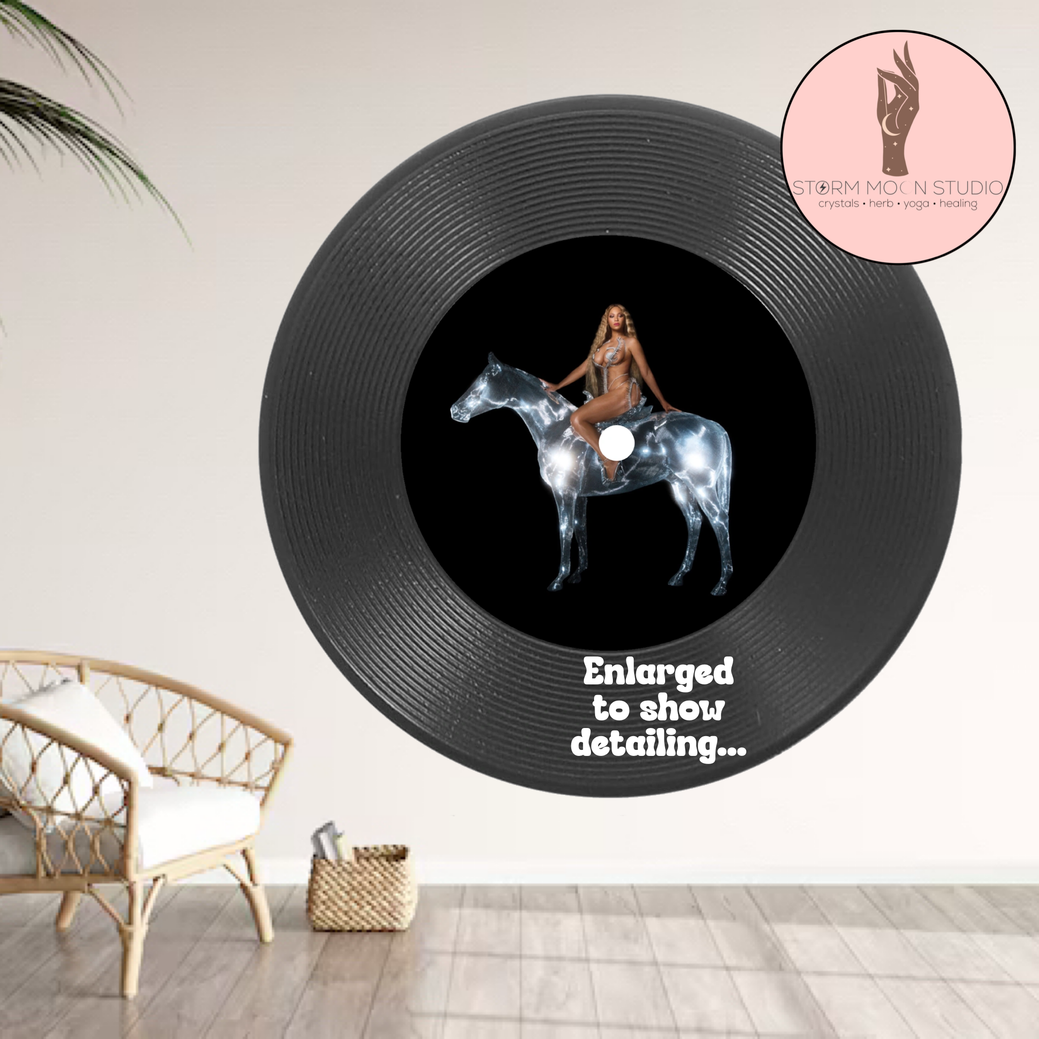 Personalized Vinyl Record Wall Hanging
