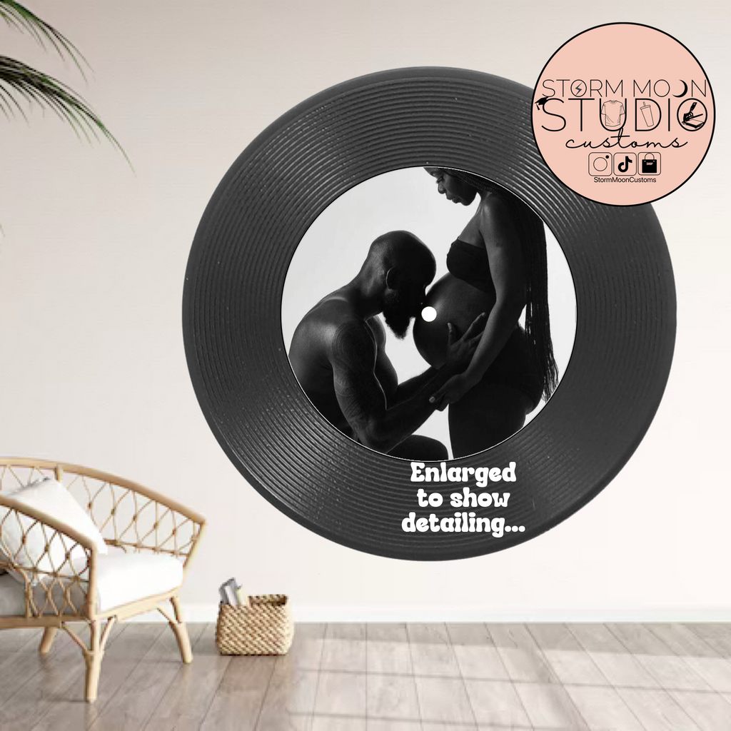Personalized Vinyl Record Wall Hanging
