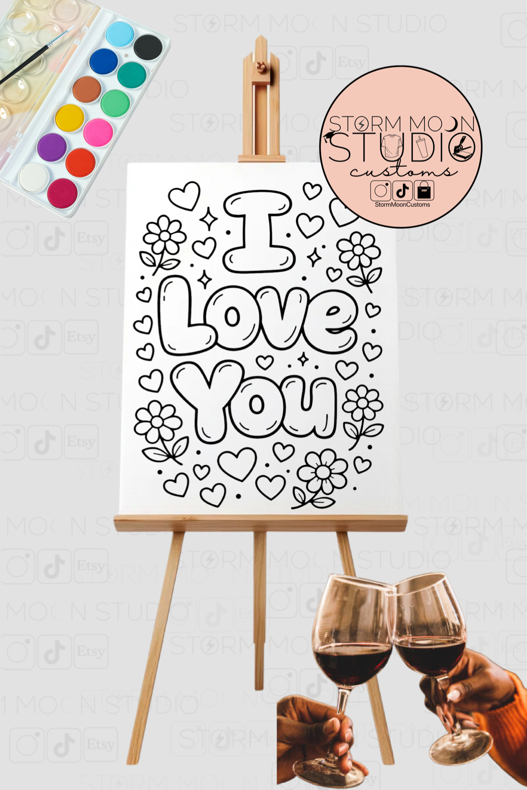Paint & Sip Canvas