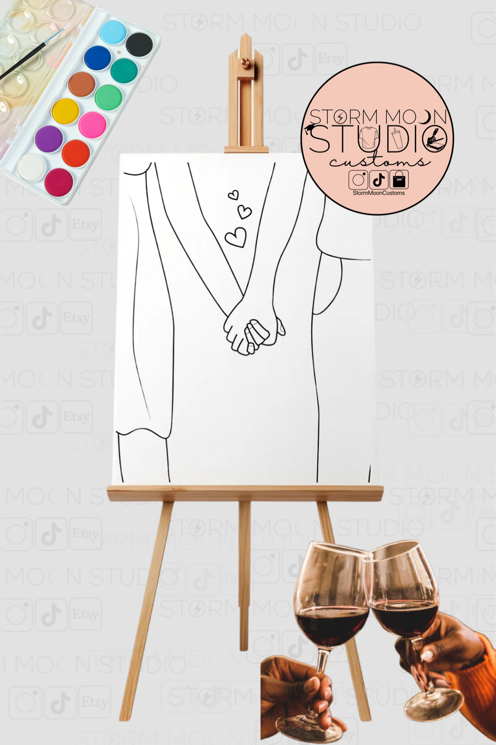 Paint & Sip Canvas