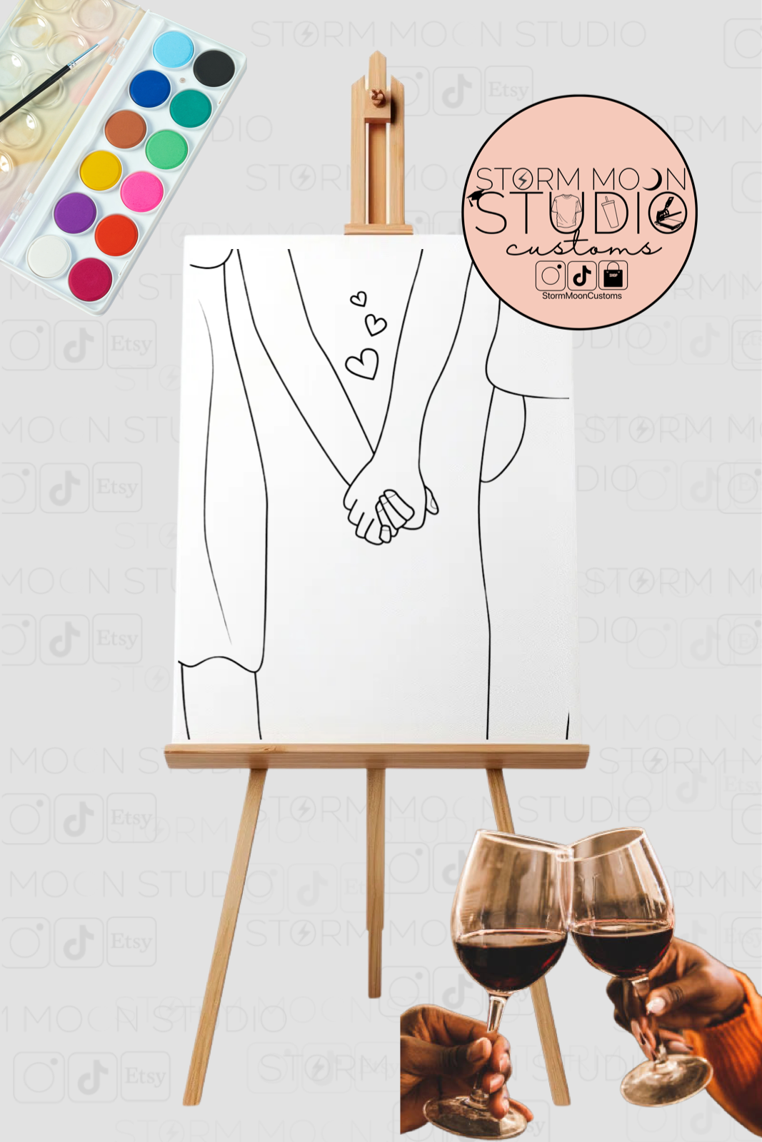 Paint & Sip Canvas
