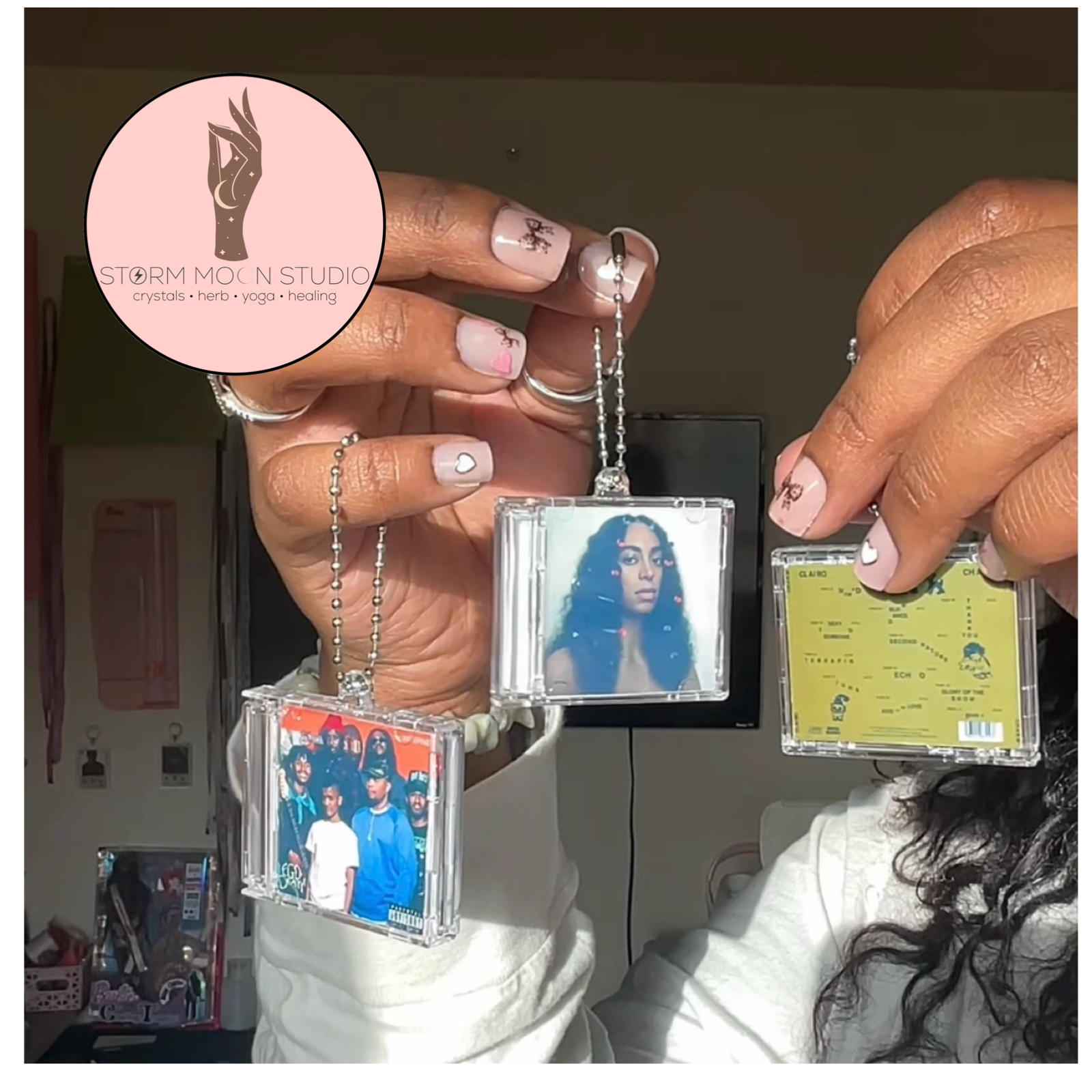 Playable CD Keychain