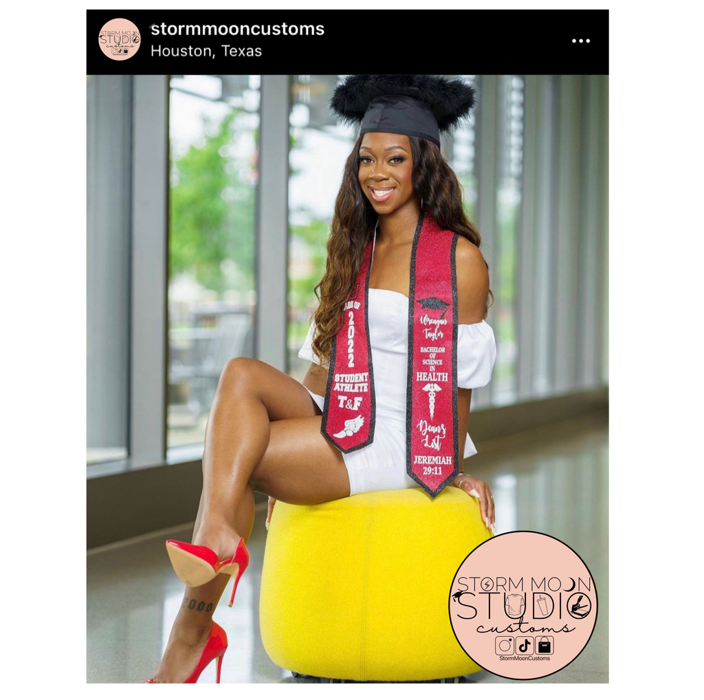 Custom Graduation Stole (various styles)