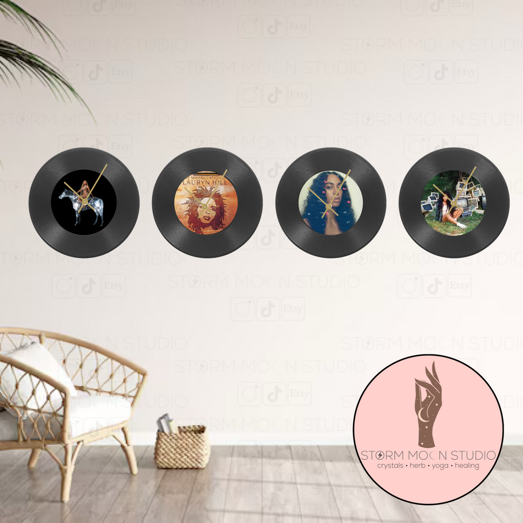Personalized Vinyl Record Clock