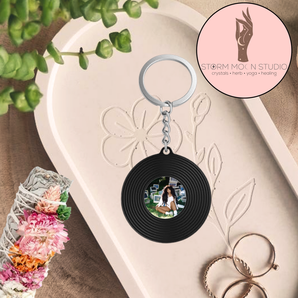 Playable Vinyl Record Keychain