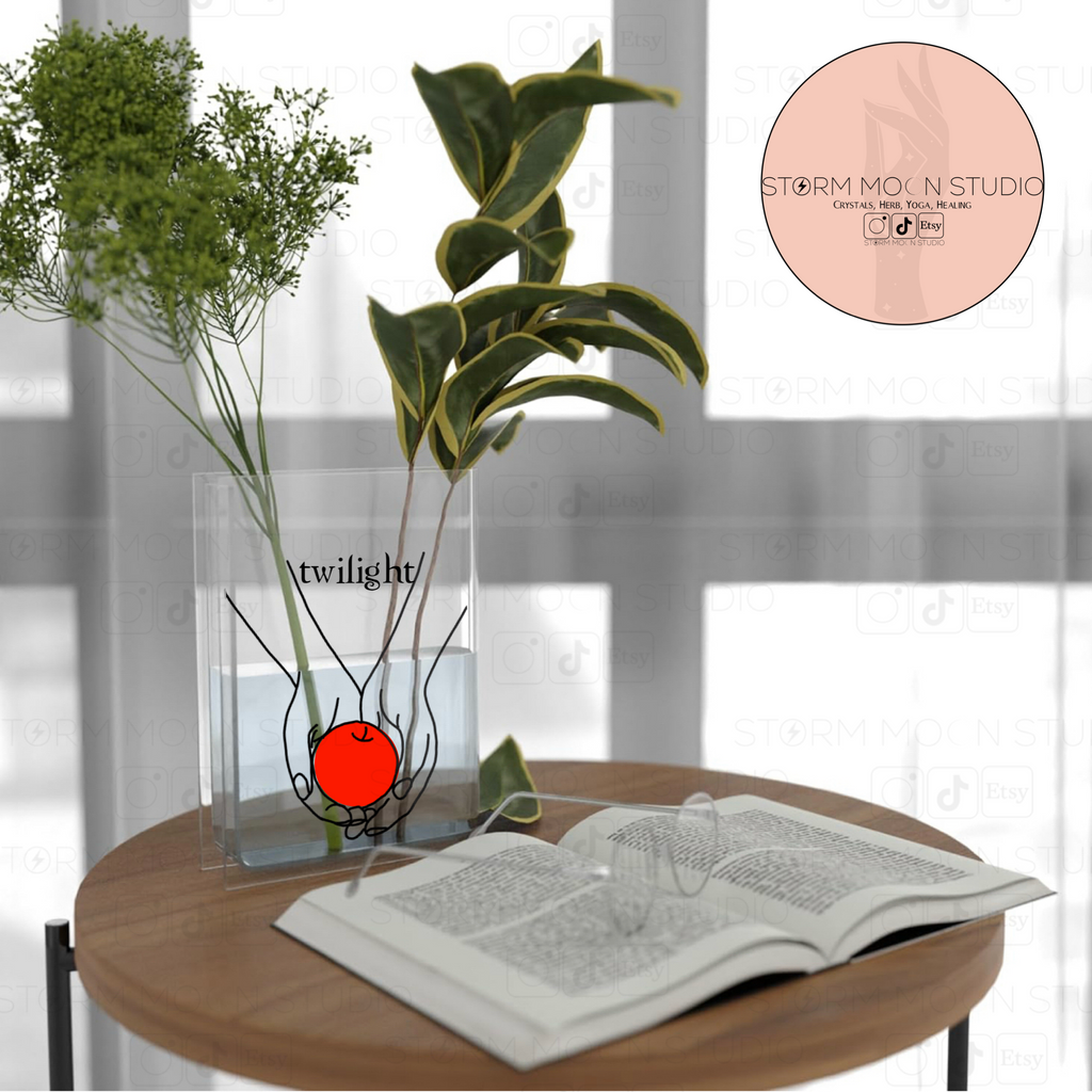Custom Acrylic Book Vase