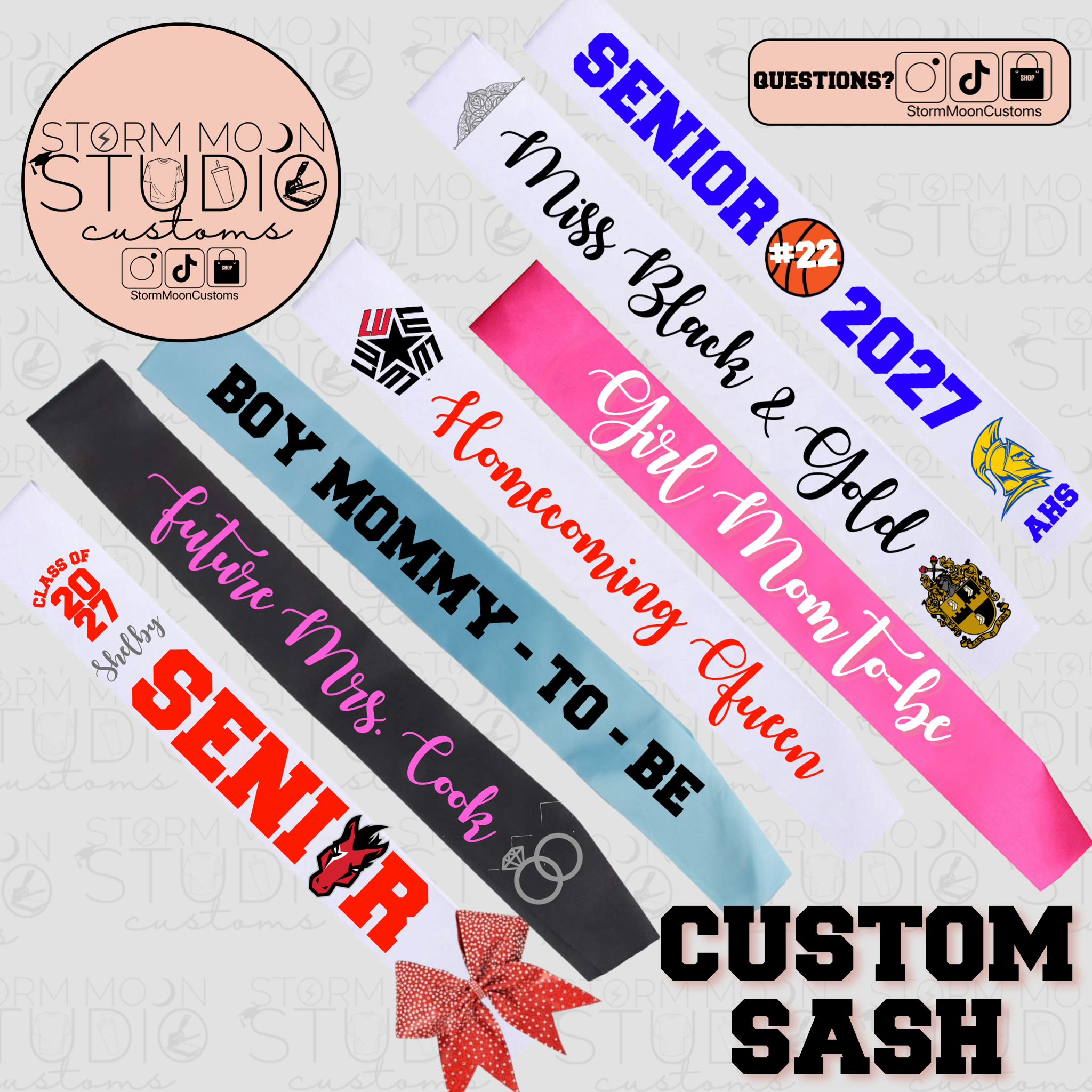 Custom Sash