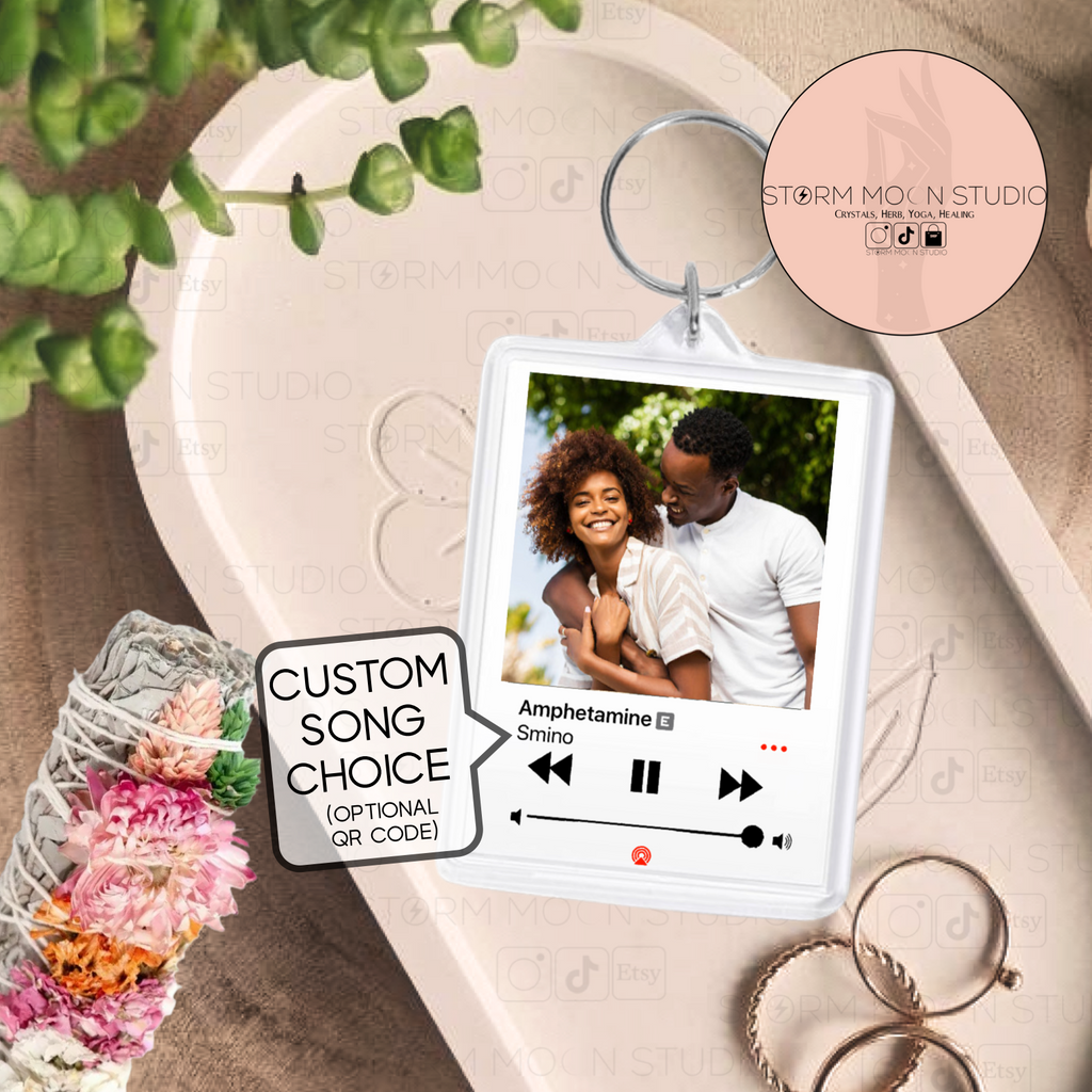 Personalized Acrylic Album/Song Keychain