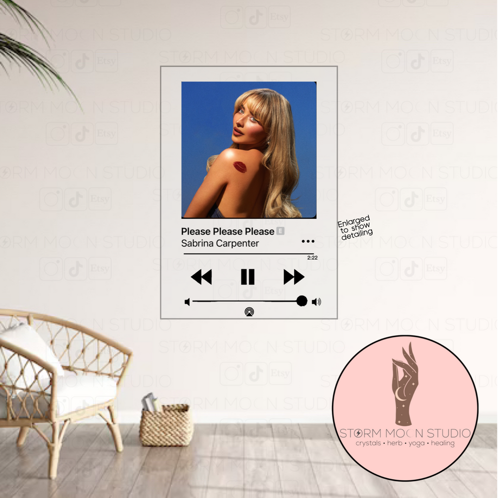 Personalized Acrylic Album/Song Plaque