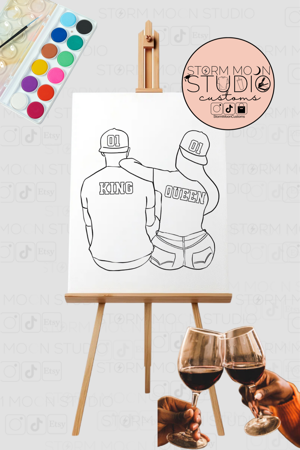 Paint & Sip Canvas