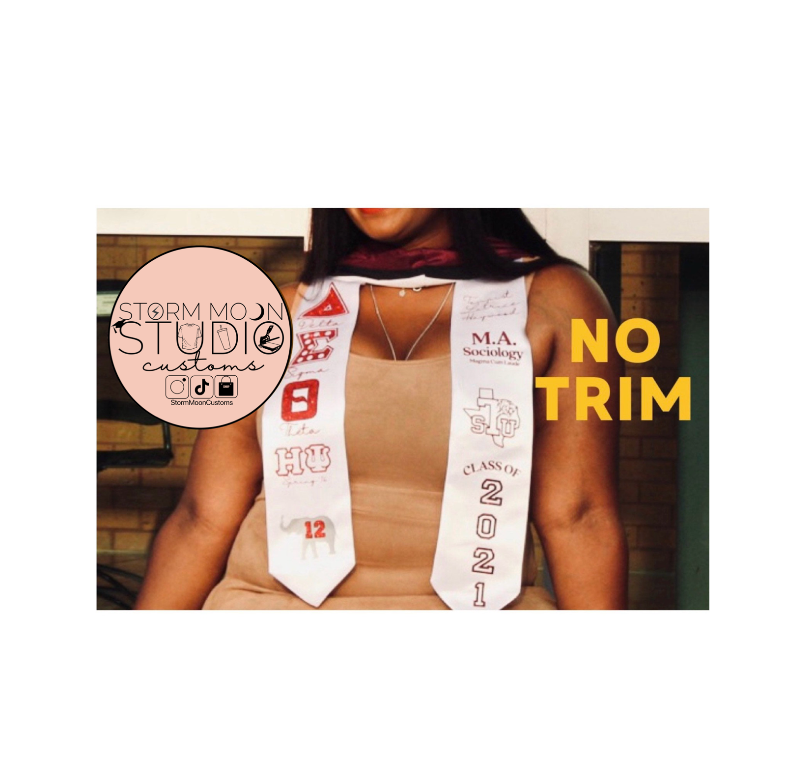 Custom Graduation Stole (various styles)