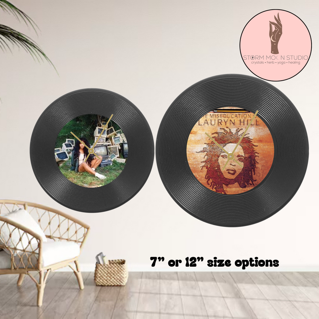 Personalized Vinyl Record Clock