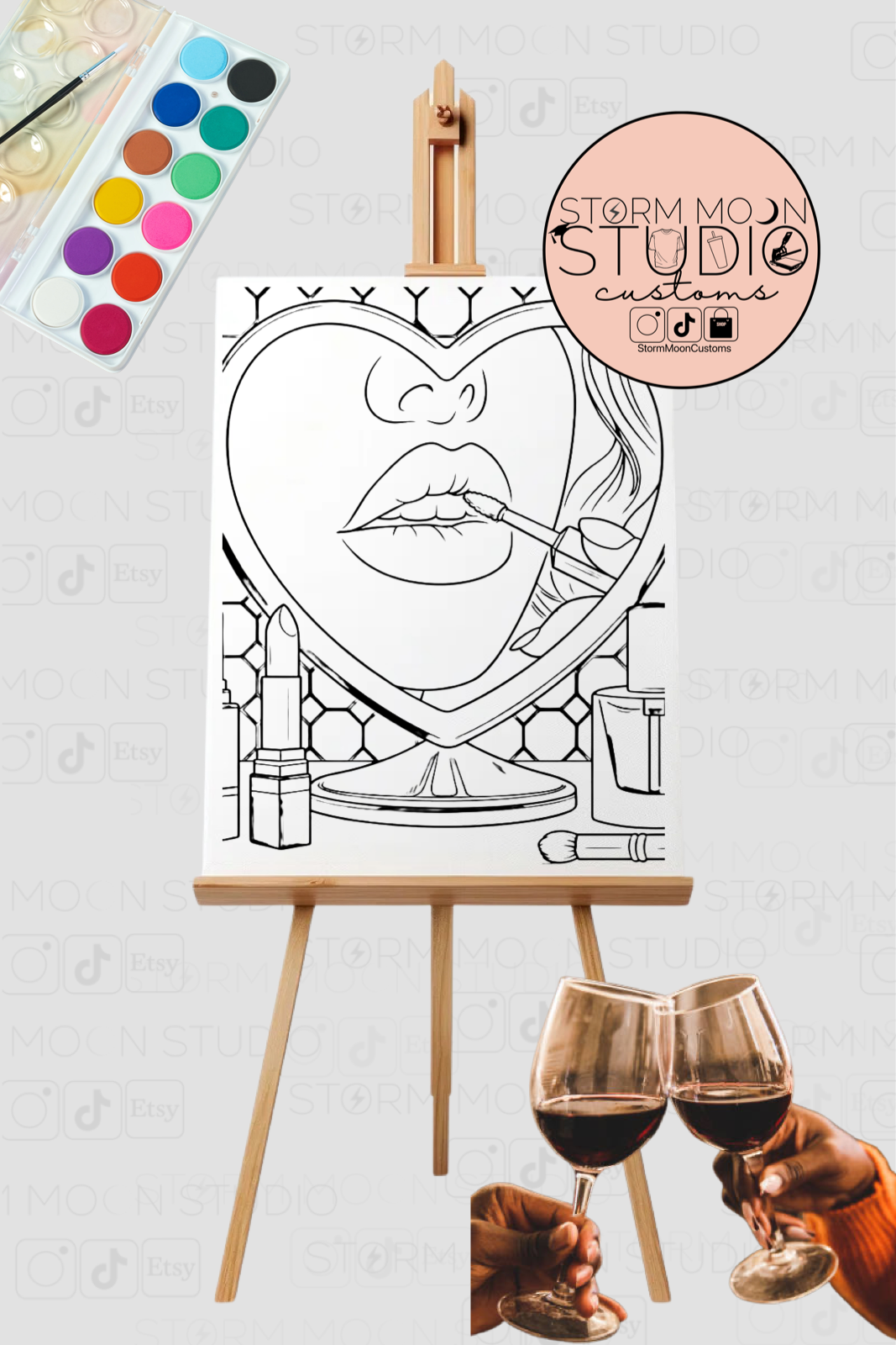 Paint & Sip Canvas