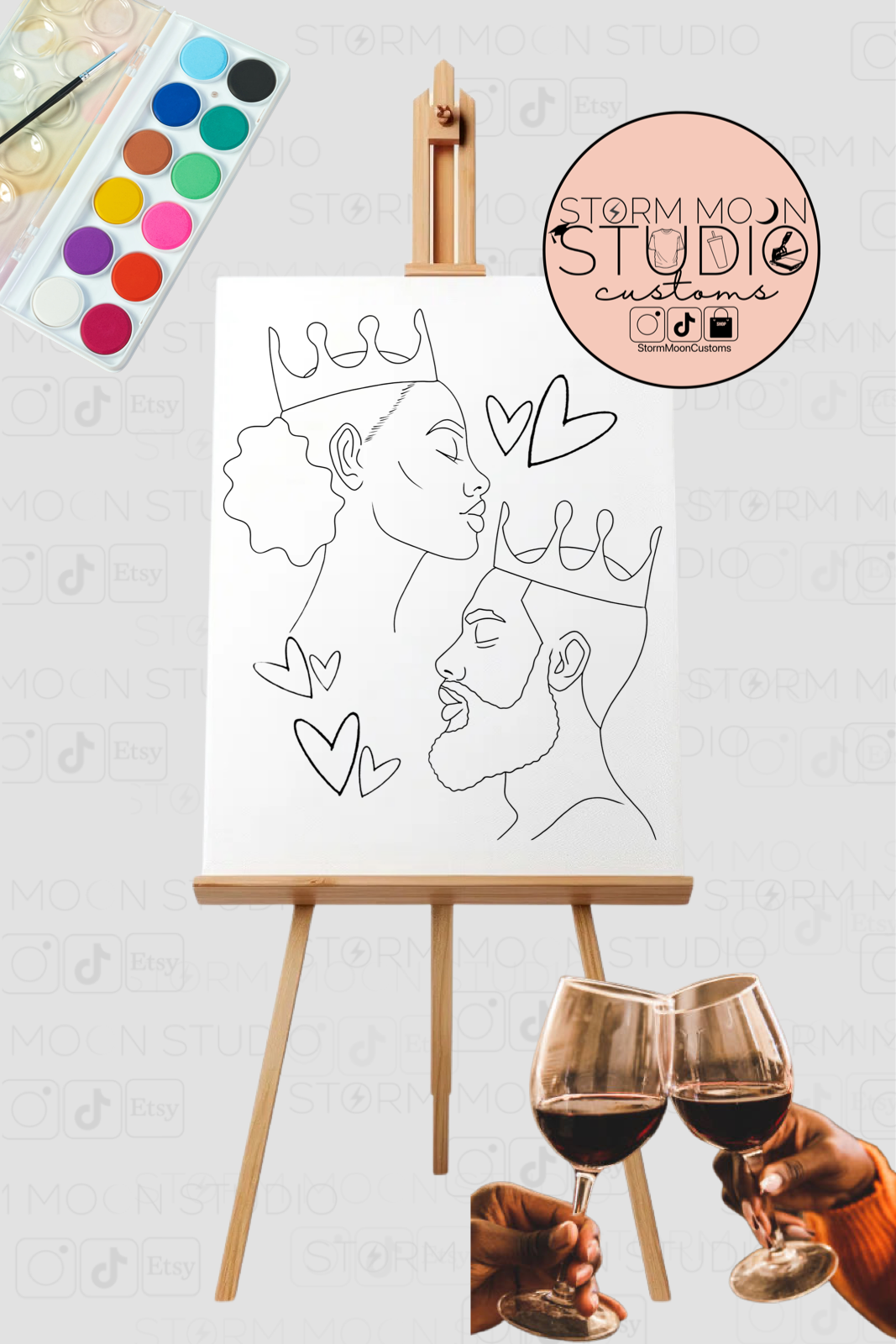 Paint & Sip Canvas