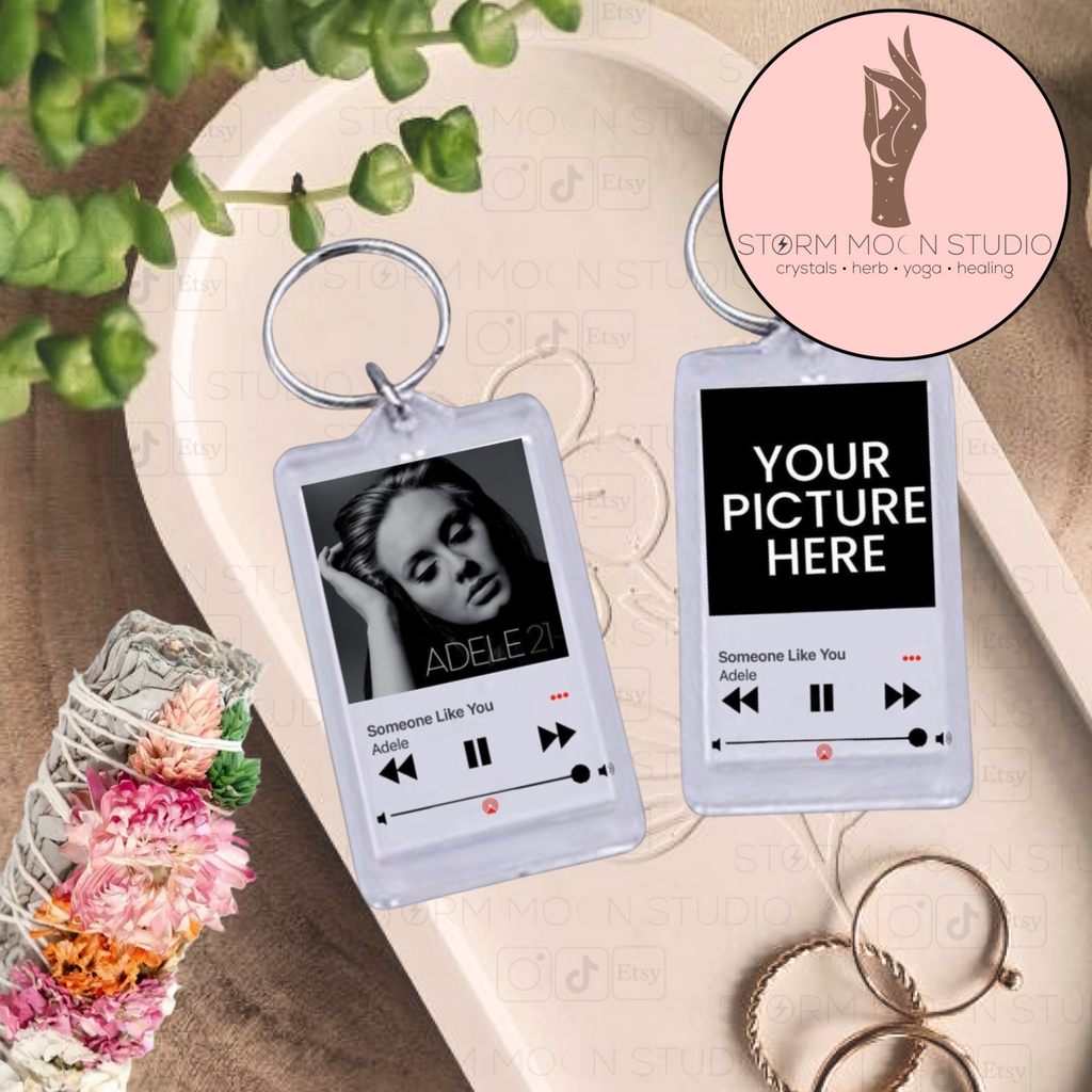 Personalized Acrylic Album/Song Keychain